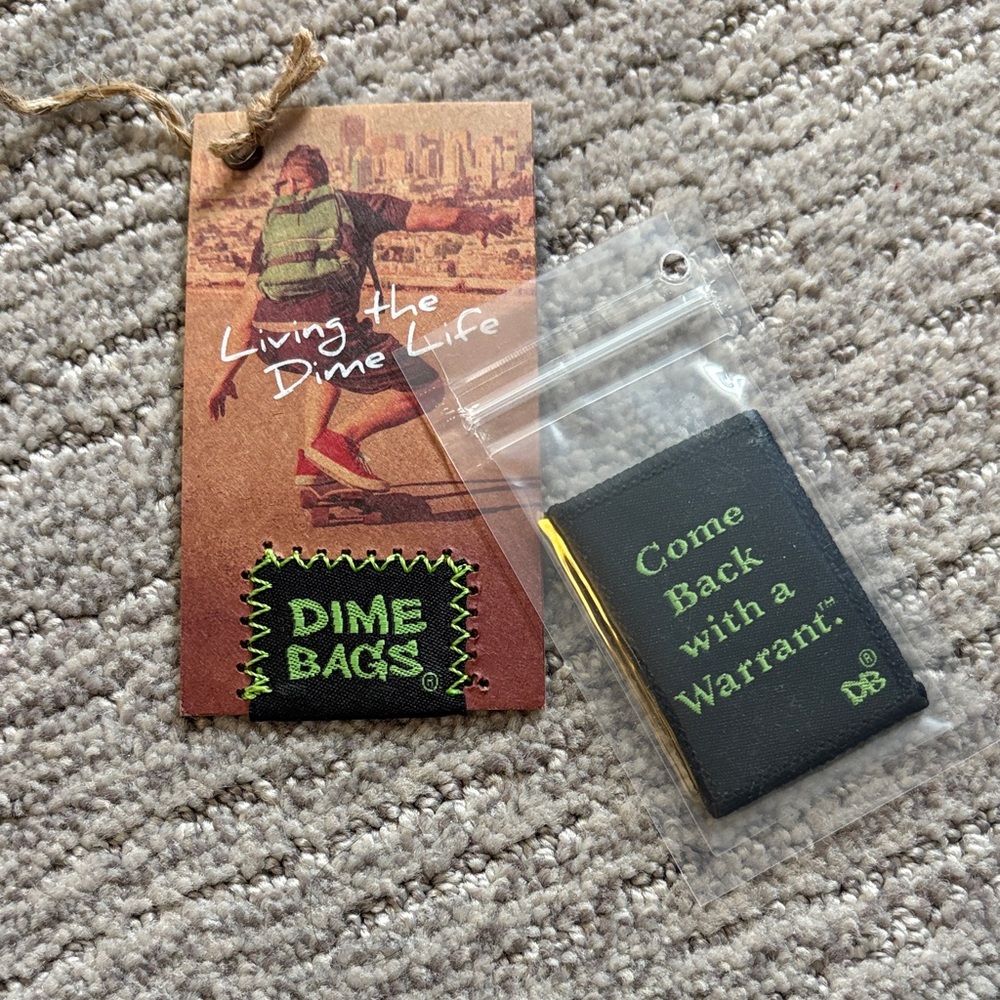 Dime Bags Black and Green patch